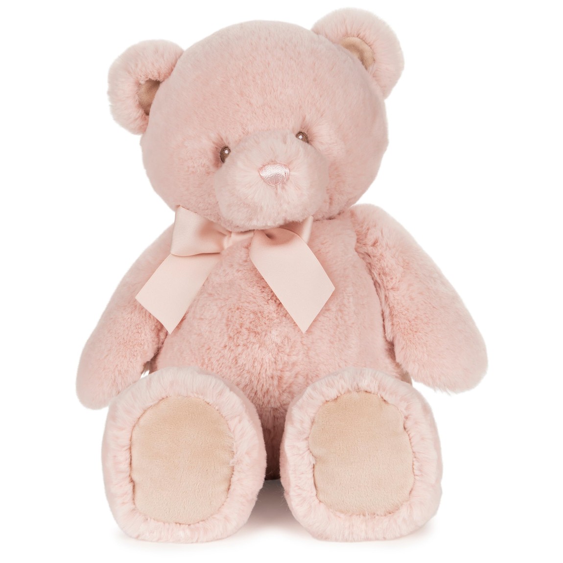 GUND My First Friend テディベア ぬいぐるみ ピンク ベビー 赤ちゃん 動物 サテンリボン付|Basqueバスク