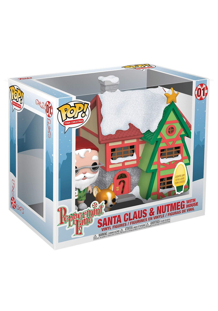 FunkoPop！タウン：ホリデー - サンタの家とサンタ＆ナツメグ コレクタブルフィギュア｜Basqueバスク 16,685円