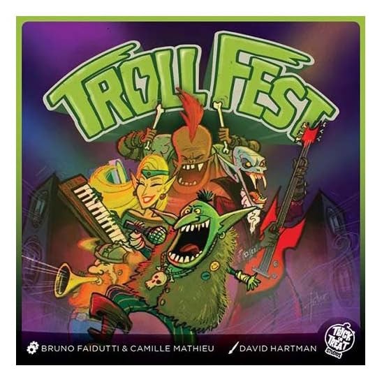 Trick Or Treat Studios トロールフェスト ボードゲーム ファンタジー ロックバンド 3-6人用｜Basqueバスク