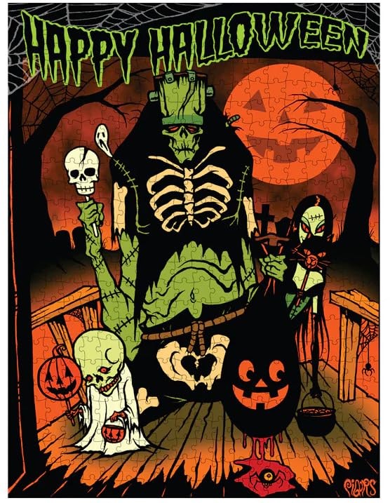 Trick Or Treat Studios エリック・ピゴーズ トキシックトゥーン ハッピー・ハロウィン 500ピース ジグソーパズル 約46cm&times;61cm｜Basqueバスク 8,322円
