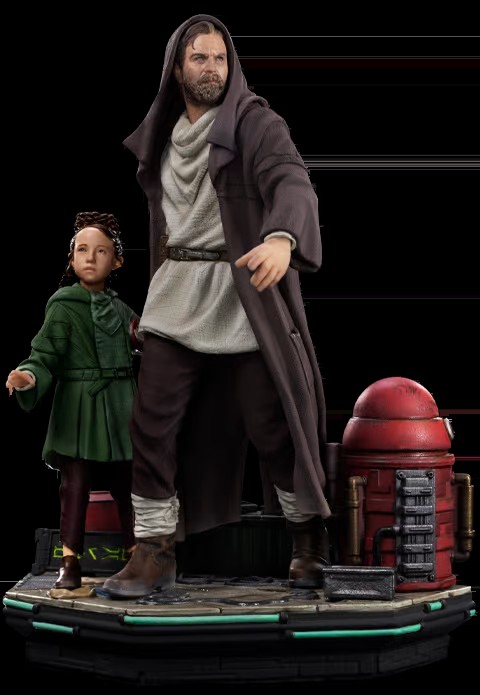 スター・ウォーズ：オビ＝ワン・ケノービ オビ＝ワン＆レイア（幼少期） デラックス スタチュー 1/10スケール Iron Studios｜Basqueバスク