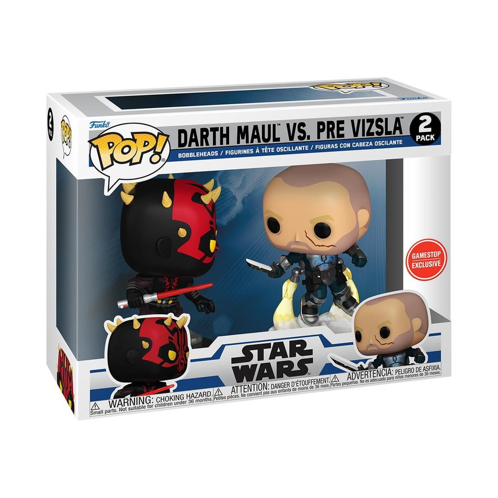 【楽天市場】Funko Pop! スター・ウォーズ クローン・ウォーズ ダース・モール vs プレ・ヴィズラ 2パック 限定:Basqueバスク