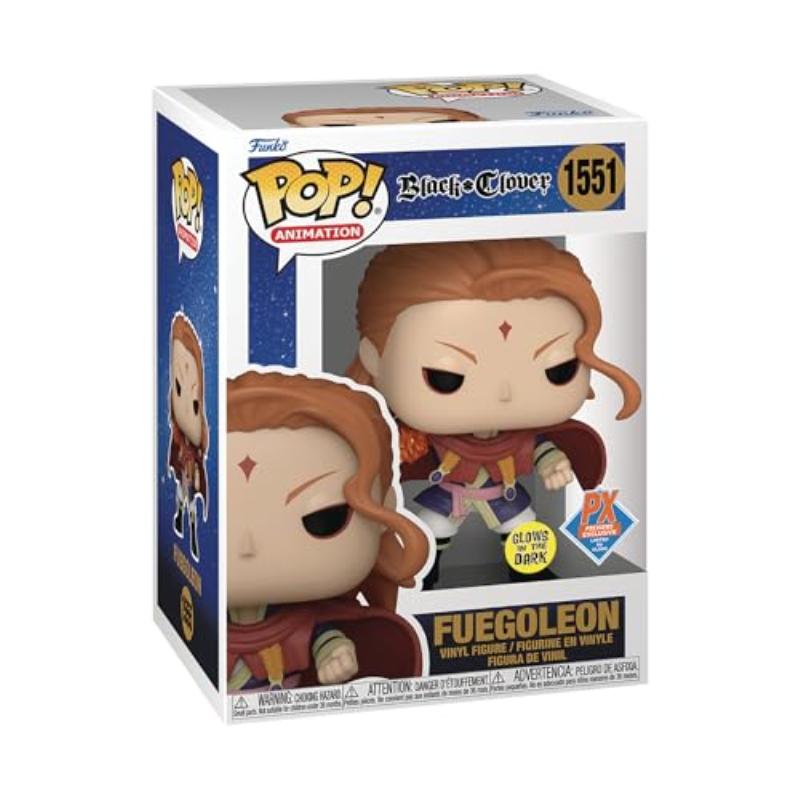 Funko Pop! アニメーション ブラッククローバー フエゴレオン・ヴァーミリオン (グロー・イン・ザ・ダーク) フィギュア (PX限定)