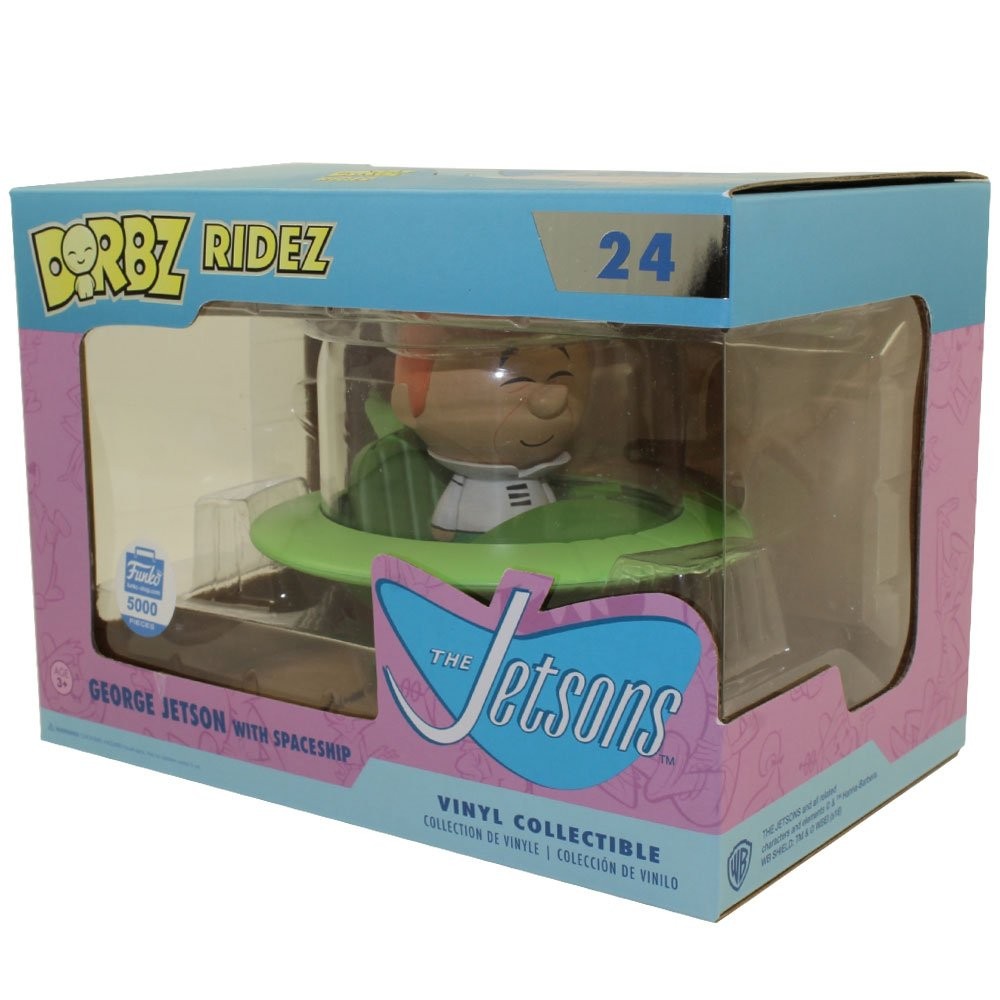 Funko Dorbz Ridez ハンナ・バーベラ 宇宙家族ジョージ ジョージ・ジェットソン 宇宙船 ビニールフィギュア 限定品｜Basqueバスク