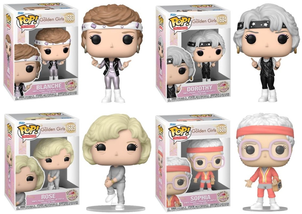 Funko Pop ゴールデンガールズ 40周年記念 Funko Pop!コンプリートセット（4個入り）