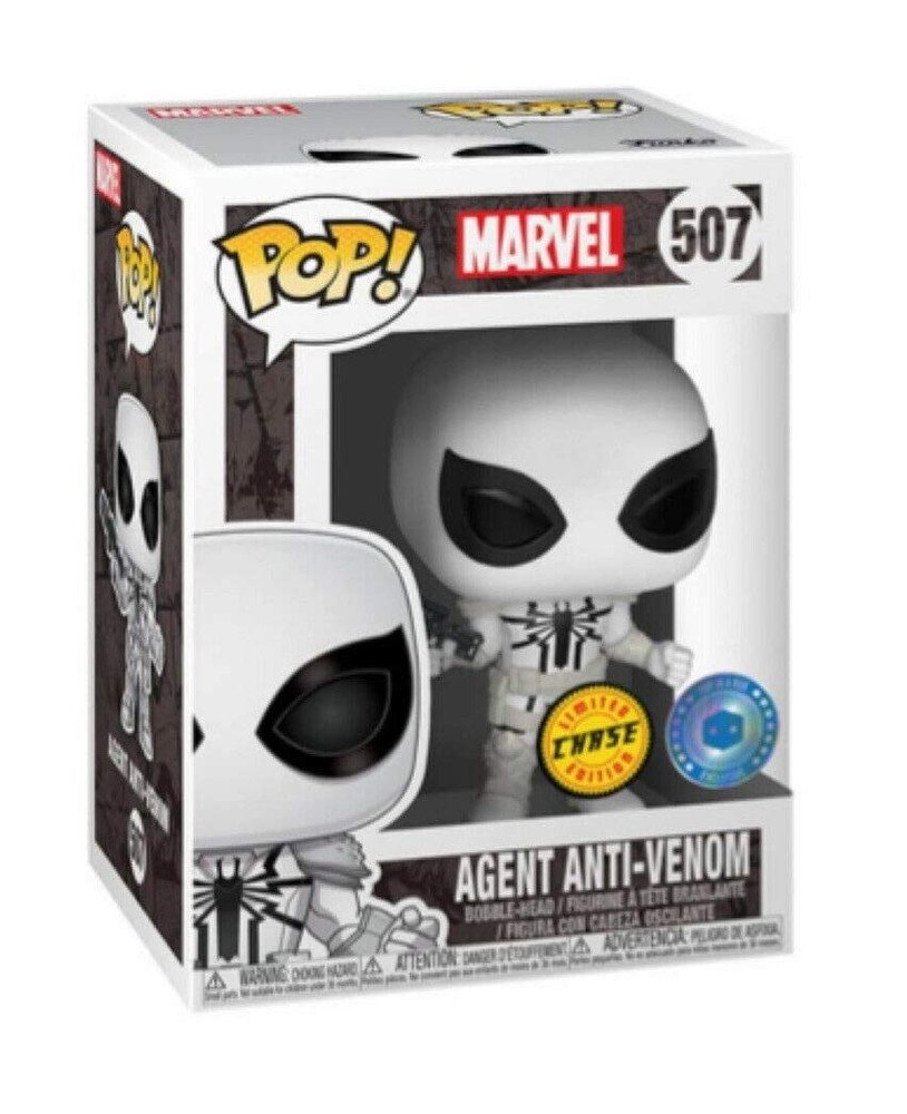 Funko Pop! マーベル エージェント アンチ ヴェノム チェイス エクスクルーシブ ビニールフィギュア
