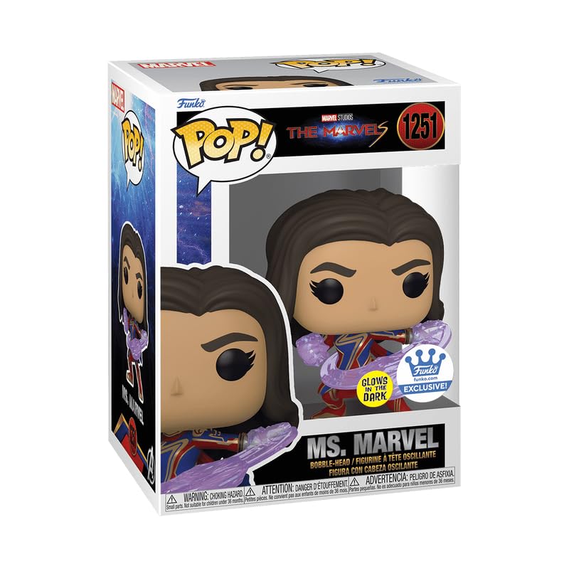 マーベル ミズ・マーベル ファイティングスタンス グロー・イン・ザ・ダーク ショップ限定 Funko Pop!
