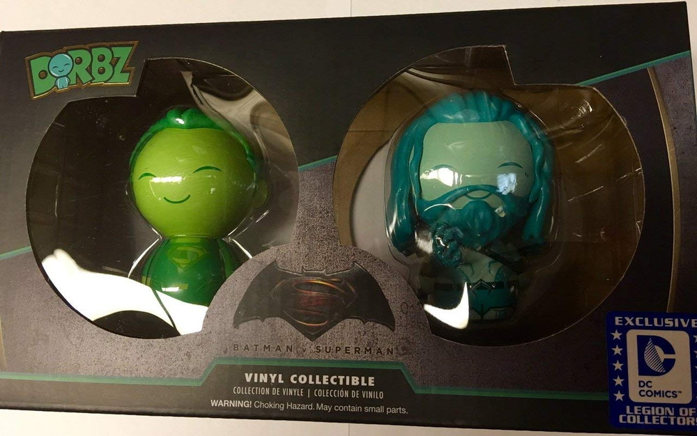 バットマン vs スーパーマン Dorbz Funko - アンダーウォーター アクアマン & クリプトナイト スーパーマン - DC Comics レギオン オブ コレクターズ 限定版