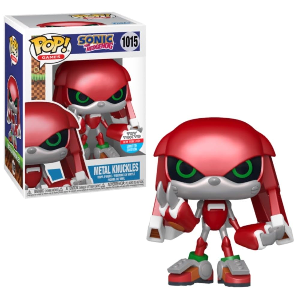 Funko Pop! ゲーム ソニック・ザ・ヘッジホッグ メタルナックルズ ビニールフィギュア NYCC 2024 限定 約10.8cm