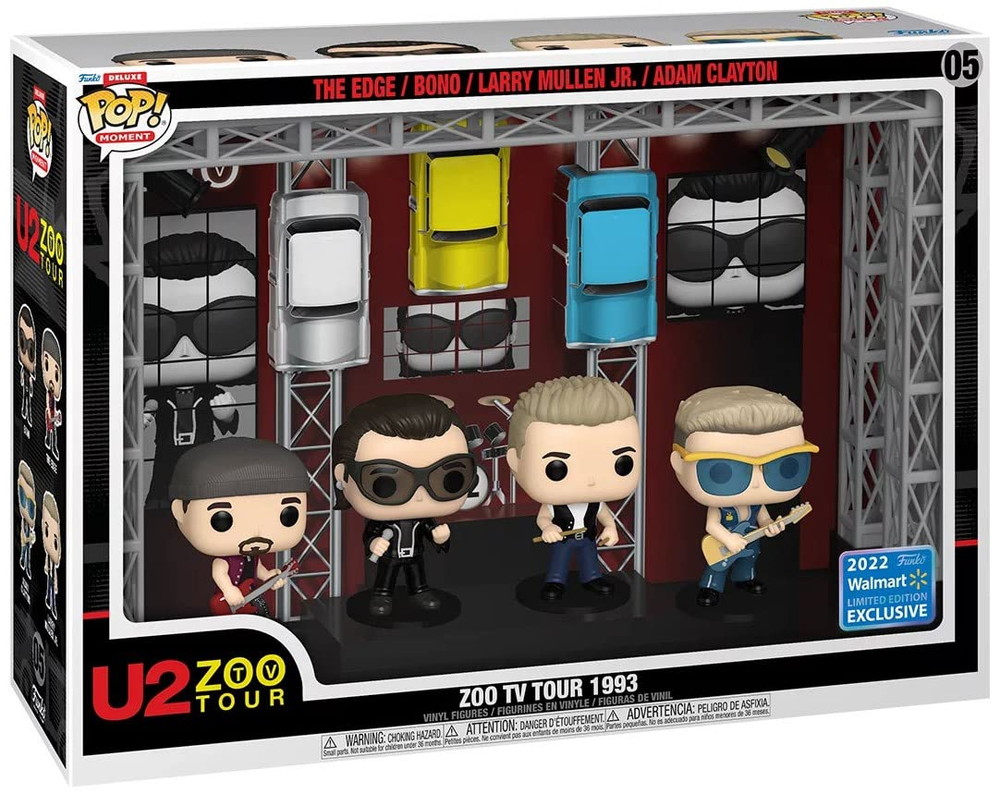 フィギュア Funkoポップ モーメント デラックス U2 ズー TV ツアー 1993 ビニールフィギュア 2022年限定版 エクスクルーシブ|Basqueバスク