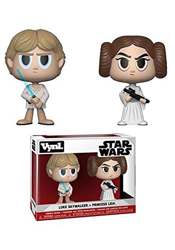 Funko Pop! Vynl スター・ウォーズ プリンセス・レイア ＆ ルーク・スカイウォーカー フィギュア ビニールフィギュア 2体セット キャラクター グッズ 映画