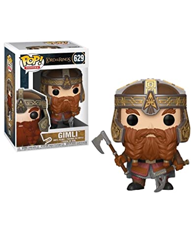 Funko Pop! ロード・オブ・ザ・リング ギムリ フィギュア 人形 ビニール製 ミニチュア コレクション キャラクター 映画 Lord of the Rings Gimli