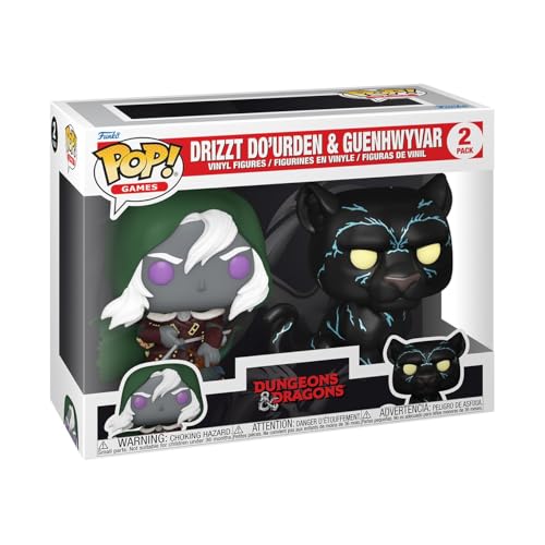 Funko Pop ゲームシリーズ ダンジョンズ&ドラゴンズ ドリッズト&グエンウィヴァー 2パック コレクタブル 公式グッズ