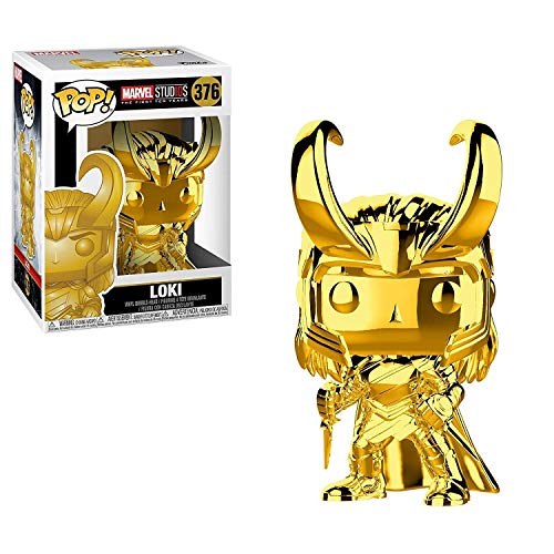 Funko Pop! マーベル・スタジオ 10周年記念 ロキ ゴールド・クロム フィギュア Marvel Studios 10 Loki Gold Chrome POP ビニールフィギュア グッズ コレクション キャラクター
