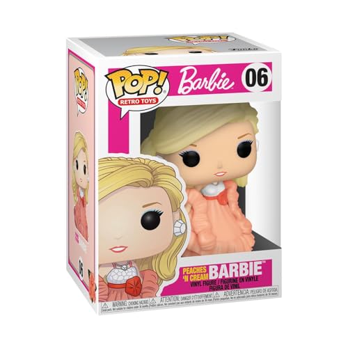 Funko Pop! バービー ピーチ & クリーム バービー フィギュア レトロトイ ビニールフィギュア インテリア コレクション Funko Pop!