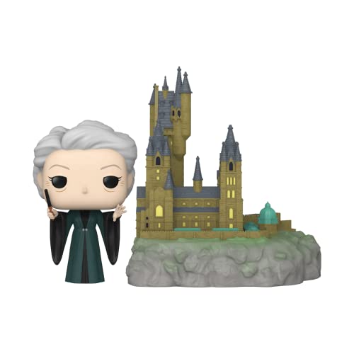 Funko Pop! タウン ハリー・ポッター 秘密の部屋 20周年 ミネルバ・マクゴナガル ＆ ホグワーツ城 フィギュア ビニールフィギュア コレクション インテリア