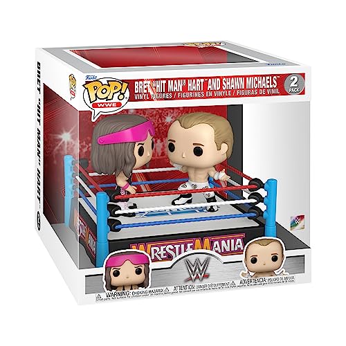 Funko Pop! Moments WWE ブレット・ハート vs ショーン・マイケルズ フィギュア 2体セット ビニールフィギュア プロレス コレクター グッズ