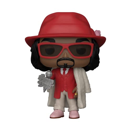 Funko Pop! ロックス スヌープ・ドッグ ファーコート マイク フィギュア ビニールフィギュア ラッパー ヒップホップ 音楽 コレクション