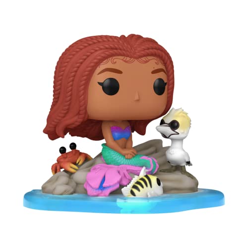 Funko Pop! デラックス リトル マーメイド アリエル ＆ フレンズ フィギュア ディズニー 映画 キャラクター ビニールフィギュア コレクション