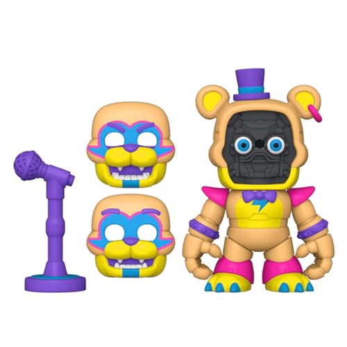 Funko Pop! ファイブナイツアットフレディーズ FNAF SNAP! グラムロック・フレディ ドレッシングルーム付き フィギュア ビニールフィギュア キャラクター 楽屋 セット コレクション