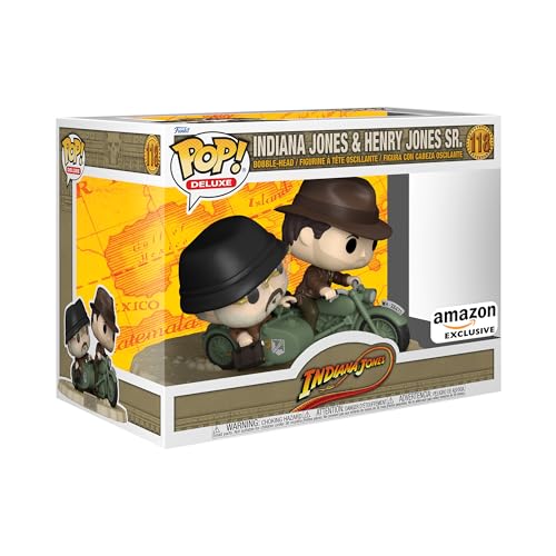 Funko Pop! ライド スーパーデラックス インディ・ジョーンズ 最後の聖戦 インディ・ジョーンズ ＆ ヘンリー・ジョーンズ バイク サイドカー フィギュア ビニール製 公式グッズ