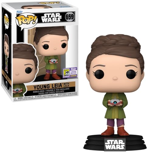 Funko Pop! スター・ウォーズ レイア・オーガナ 幼少期 & L0-LA59 ローラ SDCC 2023 限定 フィギュア ビニールフィギュア コレクターアイテム