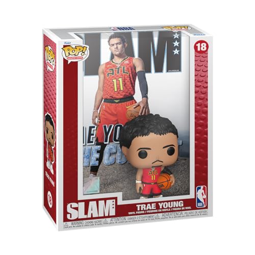 Funko Pop! NBA Cover SLAM トレイ・ヤング アトランタ・ホークス フィギュア ポップ ビニール フィギュア バスケットボール スポーツ 雑貨 コレクター アイテム ディスプレイ