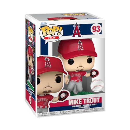 Funko Pop! MLB ロサンゼルス エンゼルス マイク トラウト フィギュア ビニールフィギュア メジャーリーグ 野球 コレクター グッズ
