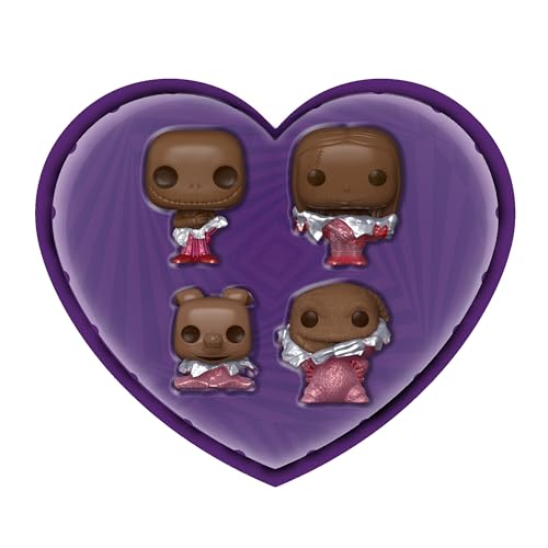 Funko Pop! ポケットポップ ナイトメアー・ビフォア・クリスマス ジャック・スケリントン バレンタイン 4点セット キーホルダー ミニフィギュア ディズニー ビニールフィギュア
