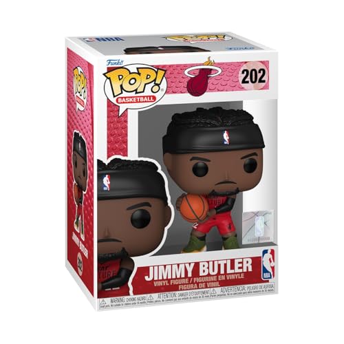 Funko Pop! NBA マイアミ・ヒート ジミー・バトラー 24-25 シティエディション フィギュア ビニール製 置物 バスケットボール 公式ライセンス グッズ