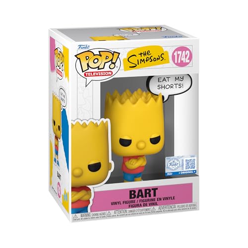 Funko Pop! セイングズ ザ・シンプソンズ バート・シンプソン セリフ付き 吹き出し フィギュア ビニール製