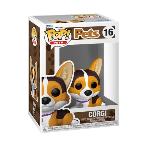 Funko Pop! ペット コーギー フィギュア 犬 ビニールフィギュア コレクション キャラクター 置物 ギフト インテリア