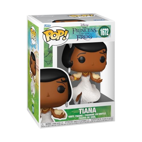 Funko Pop! ディズニー プリンセスと魔法のキス ティアナ グリッター フィギュア 人形 ビニール コレクション
