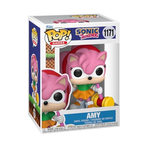 Funko Pop! ソニック・ザ・ヘッジホッグ エミー・ローズ フィギュア ビニールフィギュア ゲーム キャラクター グッズ 1/6の確率でチェイス版