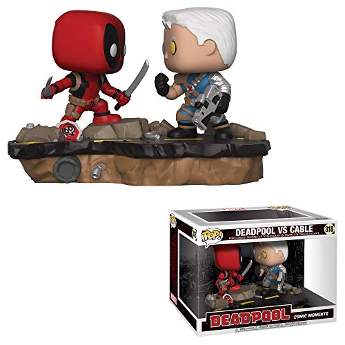 Funko Pop! マーベル コミックモーメンツ デッドプール vs ケーブル フィギュア ジオラマ ビニールフィギュア マーベル・コミック キャラクター グッズ