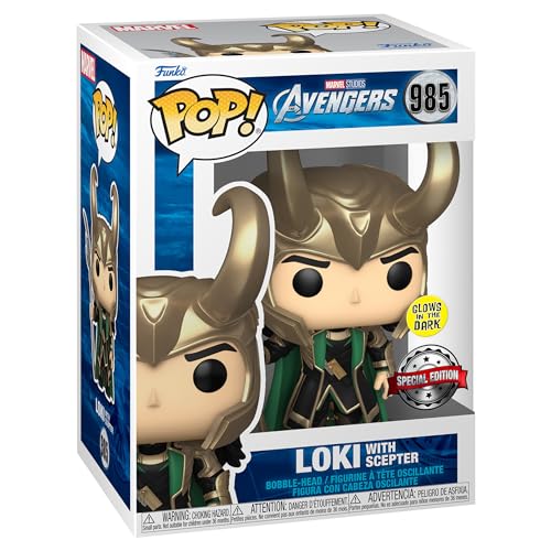 Funko Pop! ロキ セプター 蓄光 限定版 マーベル アベンジャーズ フィギュア ビニールフィギュア