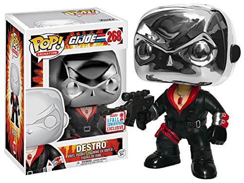 Funko Pop! GIジョー デストロ クローム版 NYCC ニューヨーク・コミコン 限定ステッカー付 フィギュア POP! ビニールフィギュア