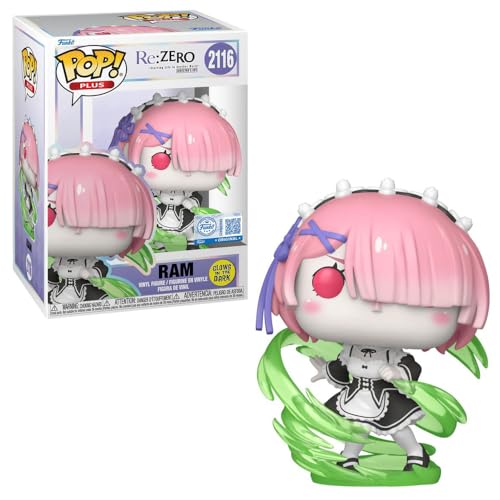 Funko Pop! Plus Re:ゼロから始める異世界生活 ラム 風魔法 蓄光 発光 フィギュア ビニールフィギュア グッズ｜Basqueバスク