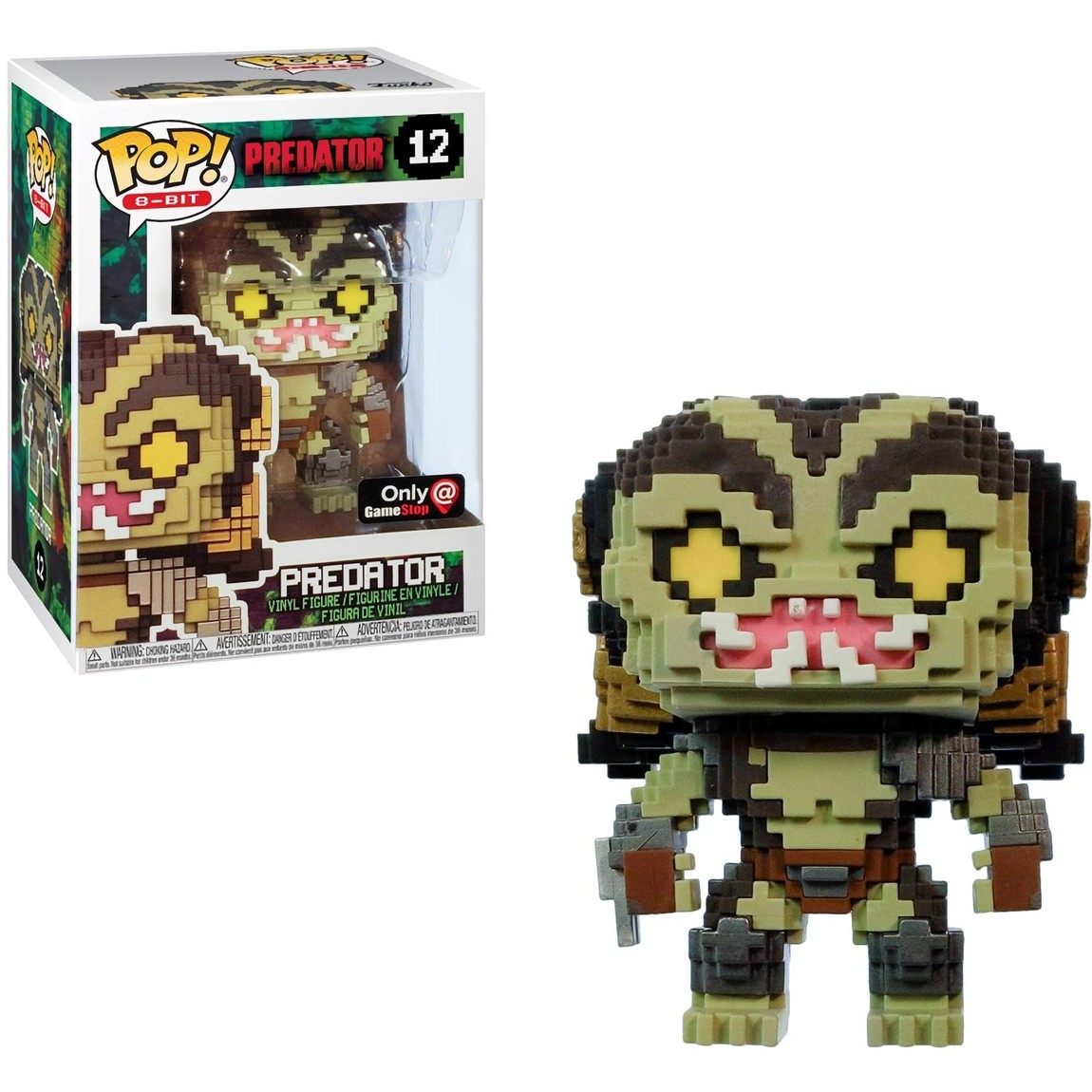 Funko Pop! プレデター 8ビット ビニールフィギュア GameStop限定 プロテクター付属|Basqueバスク