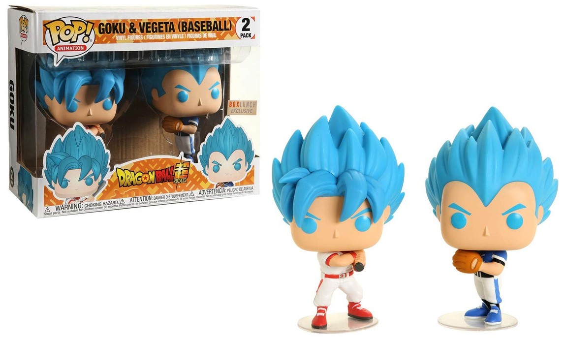 Funko Pop! ドラゴンボール超 悟空 & ベジータ フィギュア ポップ 野球 ベースボール 2体セット｜Basqueバスク