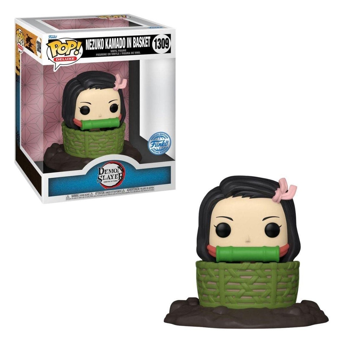 Funko Pop! 鬼滅の刃 竈門禰豆子 バスケット入り フィギュア ホットトピック限定 ビニールフィギュア ポップ｜Basqueバスク
