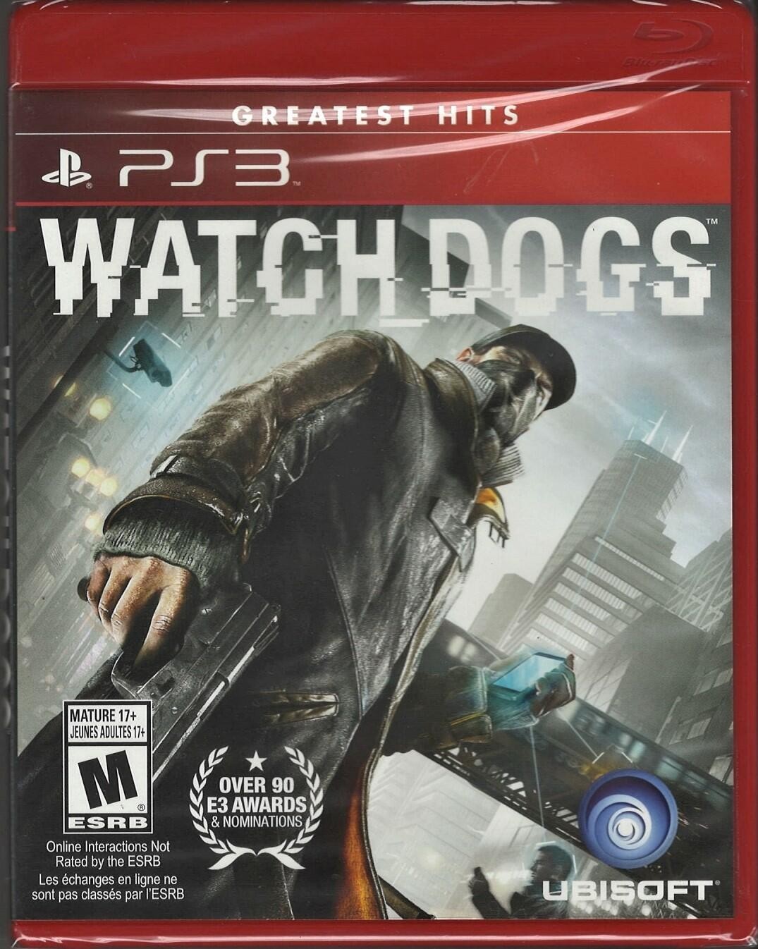 Watch Dogs (Greatest Hits) - PlayStation 3 北米版 PS3 プレイステーション3 海外版ソフト｜Basqueバスク