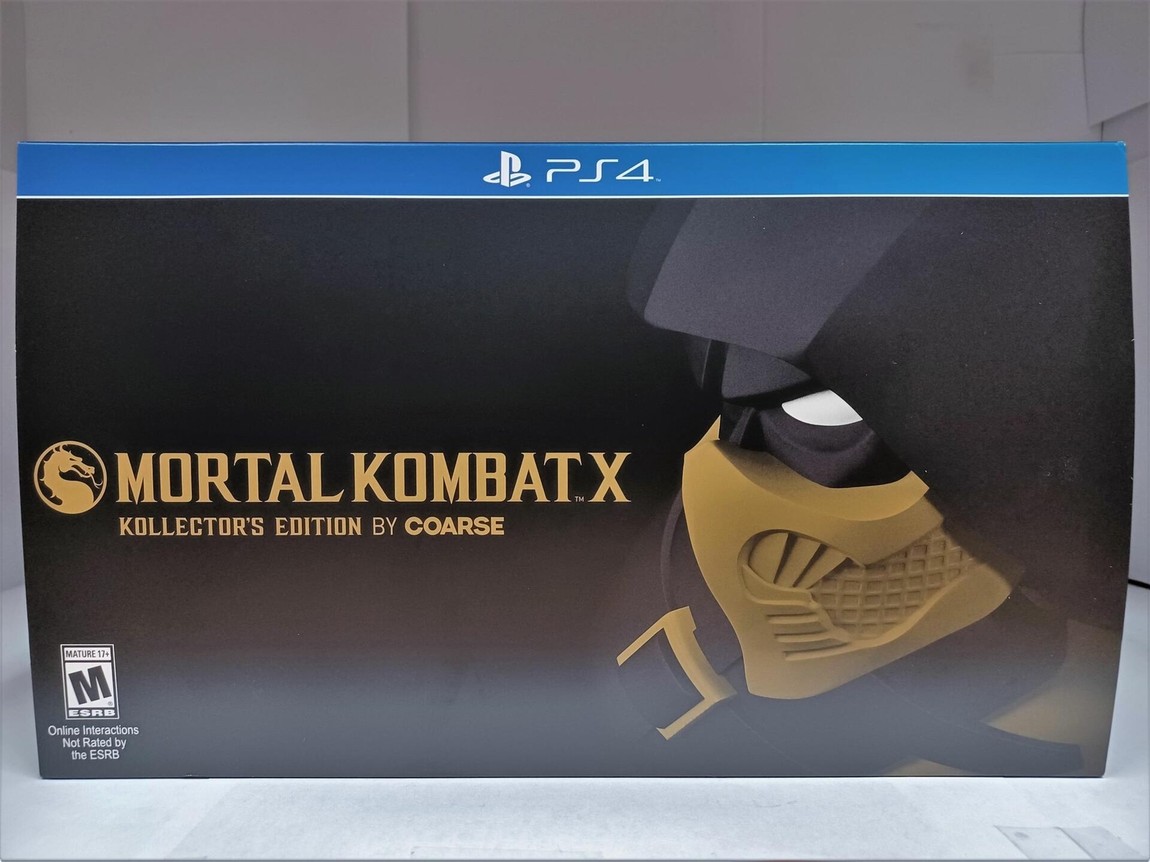 Mortal Kombat X Kollector''s Coarse Edition PS4, (Brand New Factory Sealed US Ve 北米版 PS4 プレイステーション4 海外版ソフト|Basqueバスク