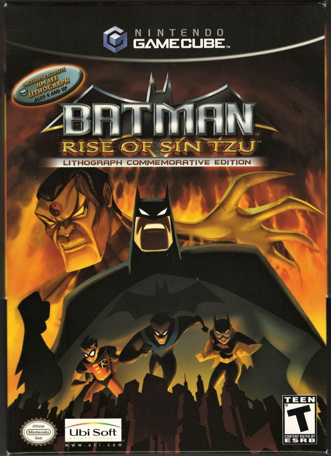Batman: Rise of Sin Tzu with Lithograph - Nintendo GameCube 北米版 GameCube ゲームキューブ 海外版ソフト｜Basqueバスク