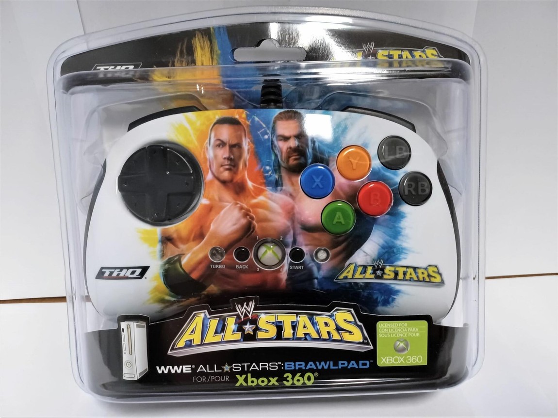 Xbox 360 WWE All Stars Brawl Pad - The Rock and Triple H 北米版 Xbox 360 Xbox360 海外版ソフト|Basqueバスク