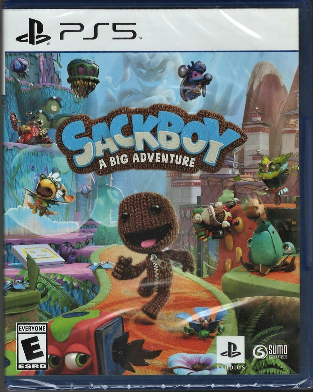 Sackboy: A Big Adventure PS5 (Brand New Factory Sealed US Version) PlayStation 5 北米版 PS5 プレイステーション5 海外版ソフト｜Basqueバスク