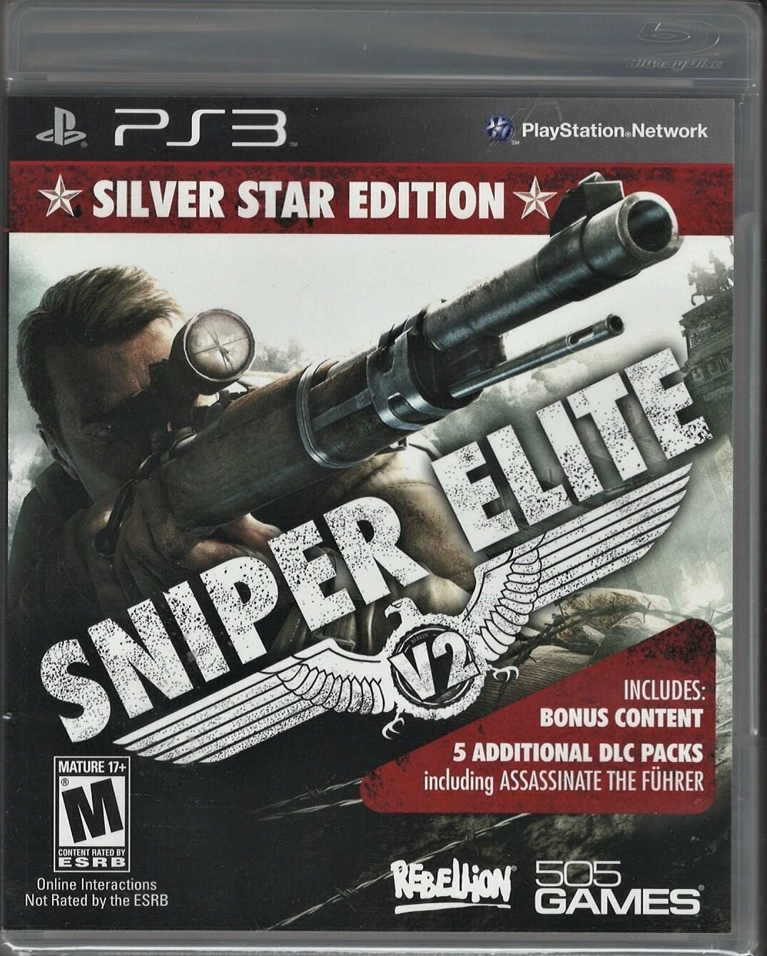 Sniper Elite V2 - Silver Star Edition PS3 (Brand New Factory Sealed US Version) 北米版 PS3 プレイステーション3 海外版ソフト|Basqueバスク