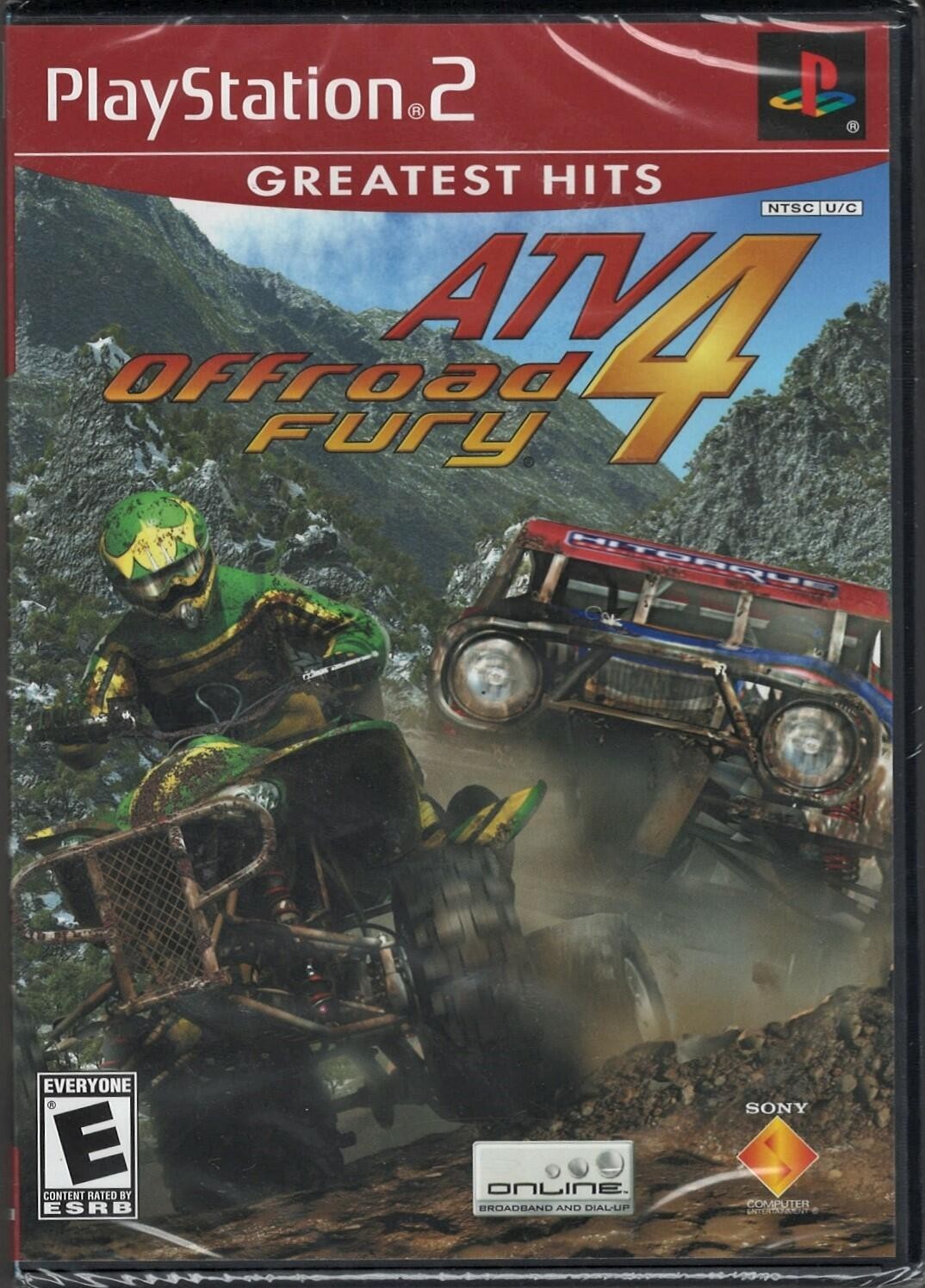 ATV Off Road Fury 4 (Greatest Hits) PS2 (Brand New Factory Sealed US Version) Pl 北米版 PS2 プレイステーション2 海外版ソフト｜Basqueバスク