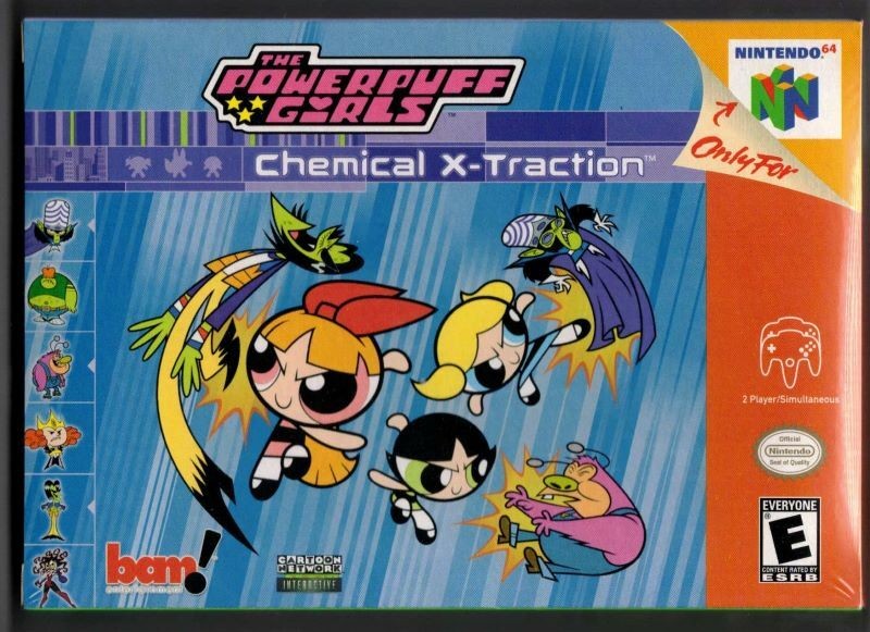 Powerpuff Girls: Chemical X-Traction N64, (Brand New Factory Sealed US Version) 北米版 N64 ニンテンドウ64 海外版ソフト|Basqueバスク