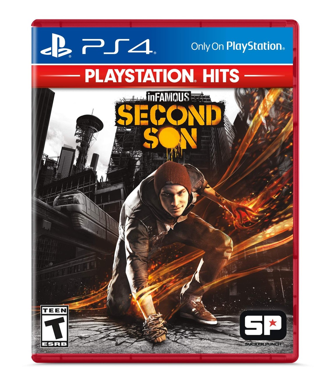 Infamous: Second Son (PlayStation Hits) - PlayStation 4 北米版 PS4 プレイステーション4 海外版ソフト｜Basqueバスク